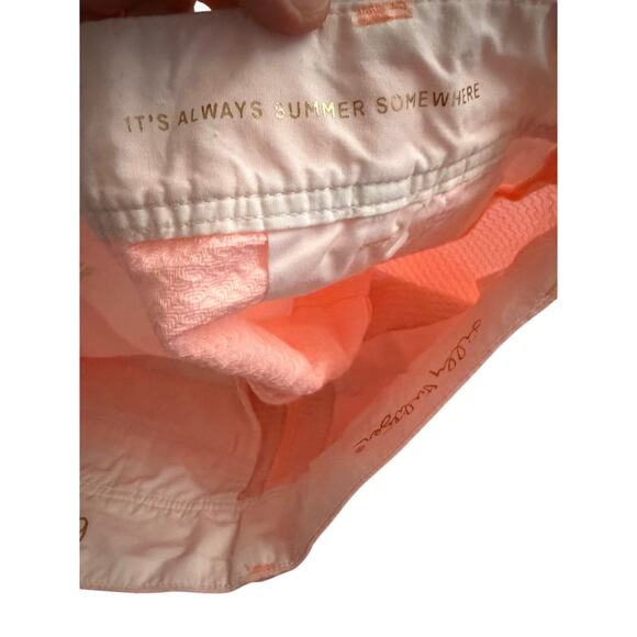 EUC Lilly Pulitzer peach shirts sz 6 peach summer pastel - Picture 2 of 5